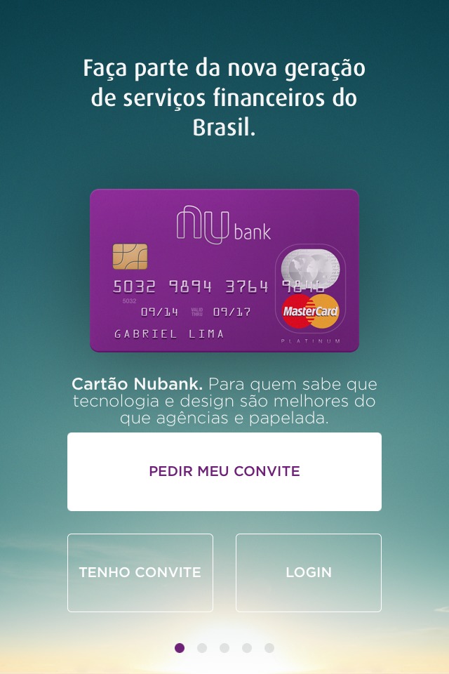 Nubank App - Cartão de crédito com anuidade e tarifas zero
